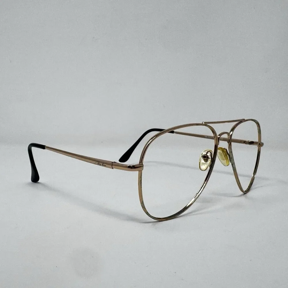 Authentic Ray-Ban RB3025 Aviator Gold Sunglass Frames 56-14-135 Italy
